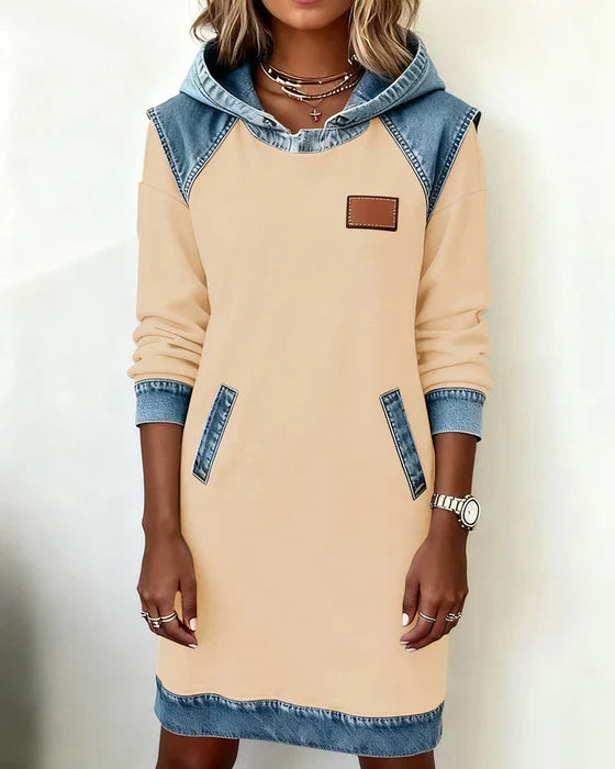 Eugenie – Cozy Hooded Sweater Dress