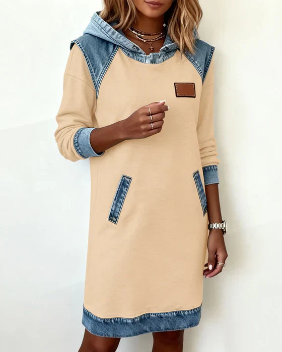 Eugenie – Cozy Hooded Sweater Dress