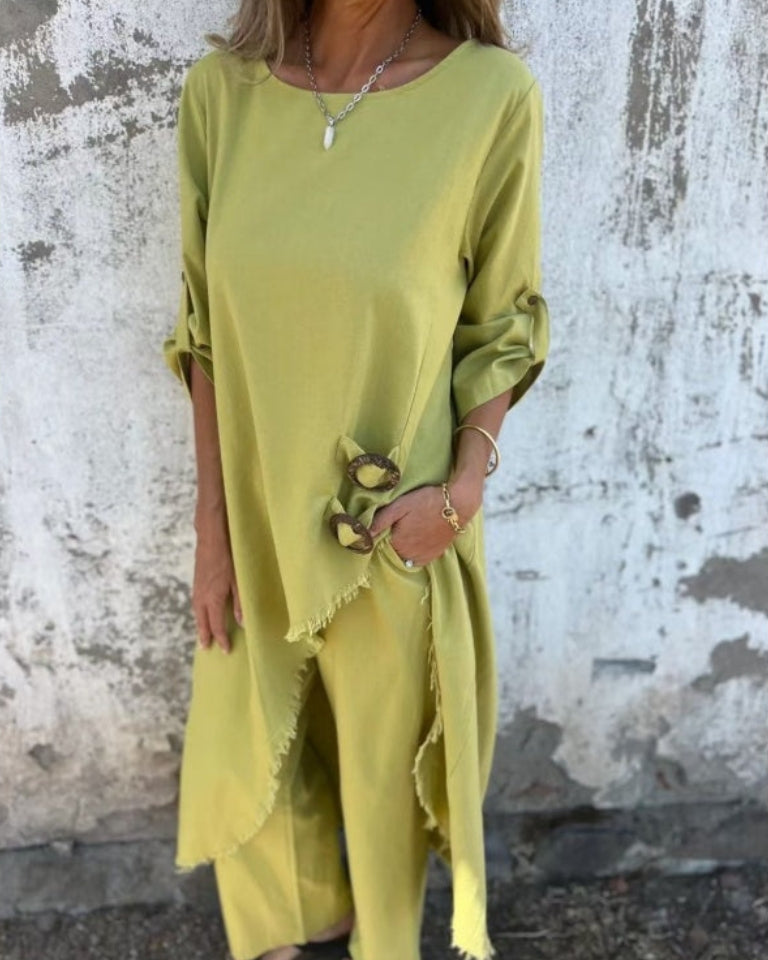 EMILY - Relaxed Linen Blend Set