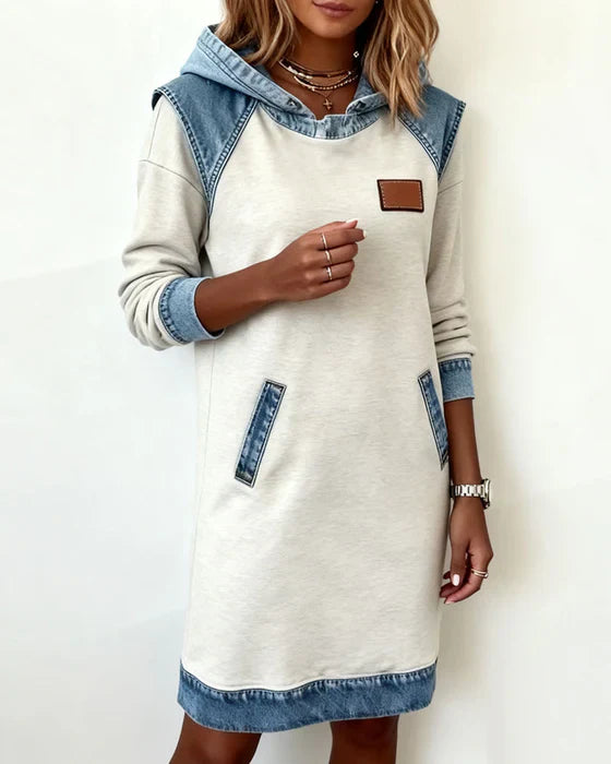 Eugenie – Cozy Hooded Sweater Dress