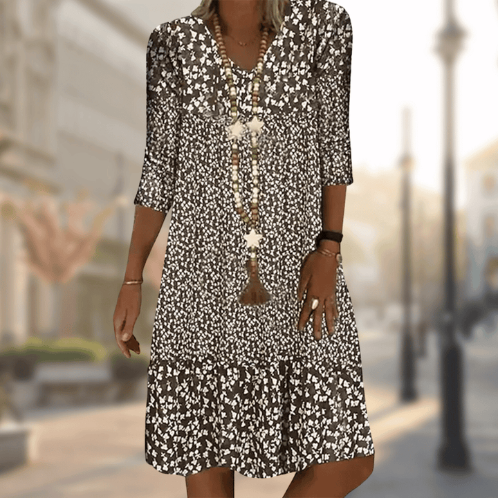 SABRY - Elegant Printed Dress