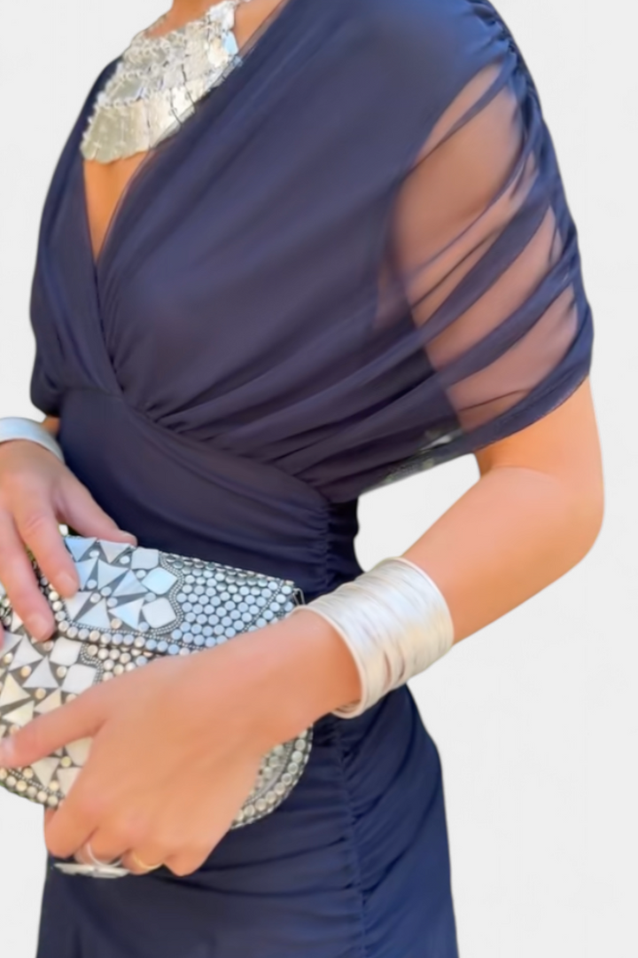 LIVIA - Women’s Floral V-Neck Maxi Dress