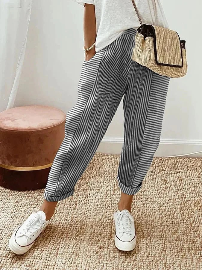 LORI - Women's Striped Pants