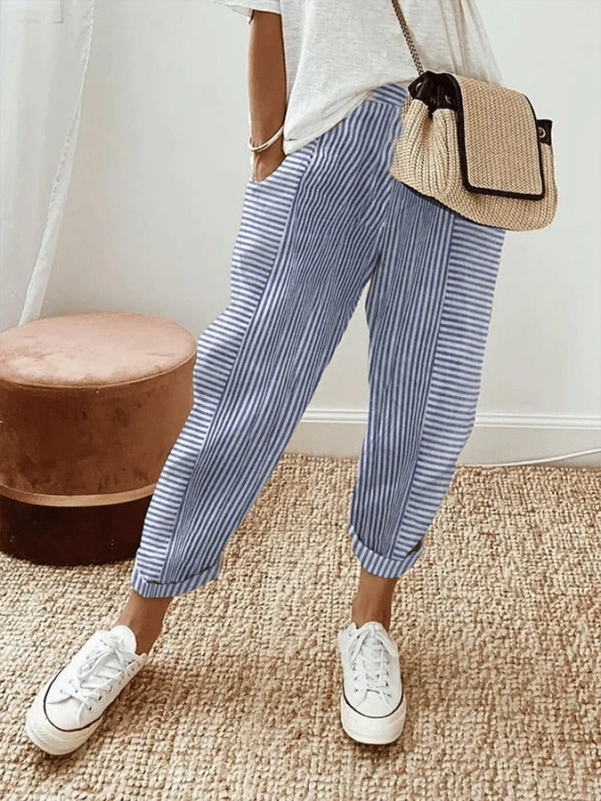 LORI - Women's Striped Pants