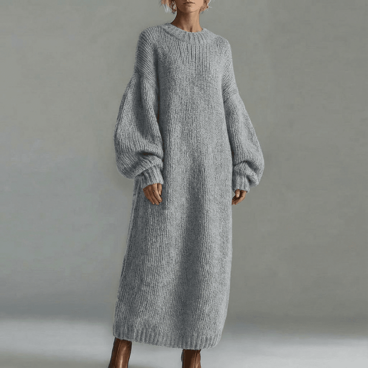 CLARISSE - Ultra-soft knit maxi dress