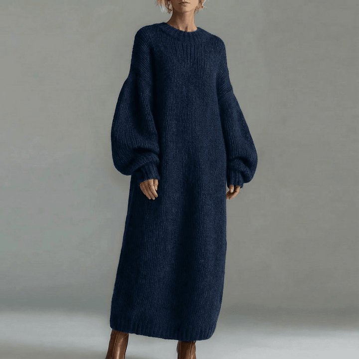 CLARISSE - Ultra-soft knit maxi dress