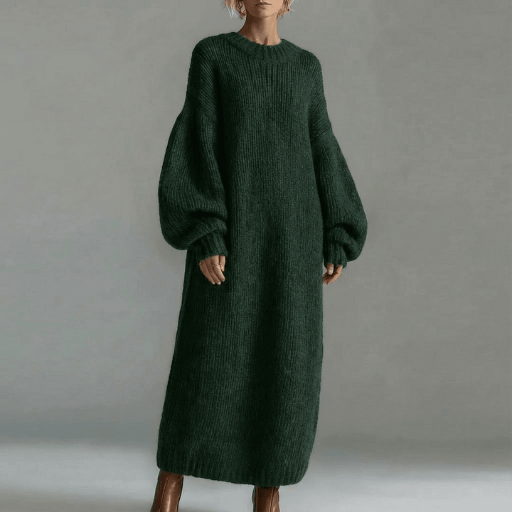 CLARISSE - Ultra-soft knit maxi dress
