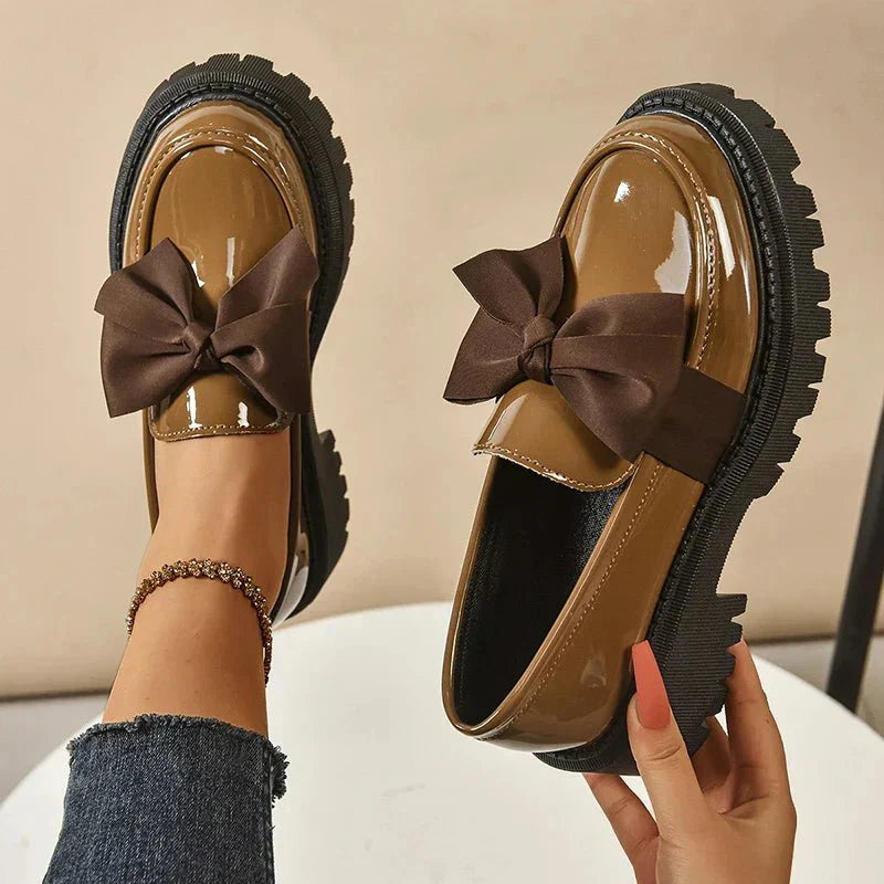 VALERY - Glossy Chic Loafers