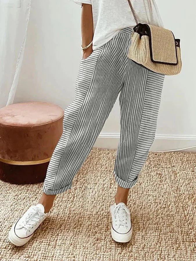 LORI - Women's Striped Pants