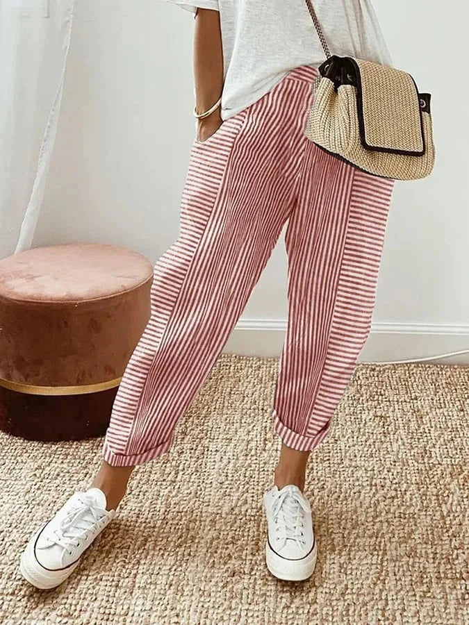 LORI - Women's Striped Pants