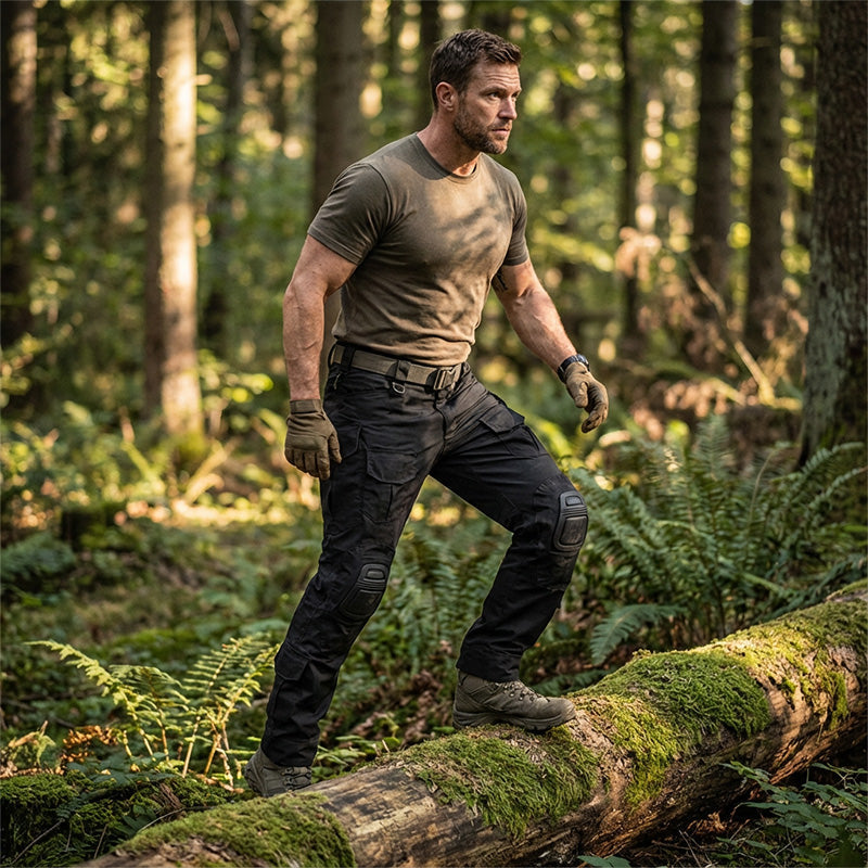 RICO - Cargo pants with integrated knee pads