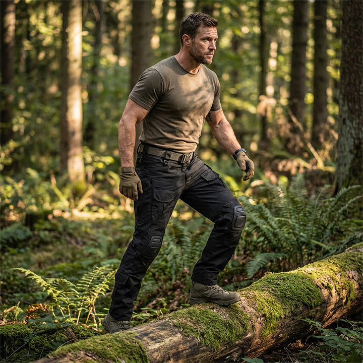 RICO - Cargo pants with integrated knee pads